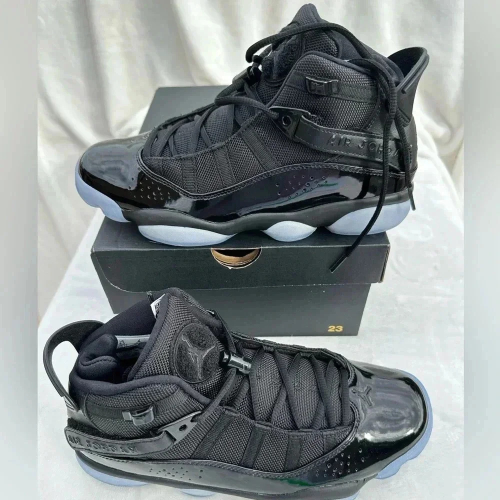 NIB Jordan 6 Rings (black/black-white)